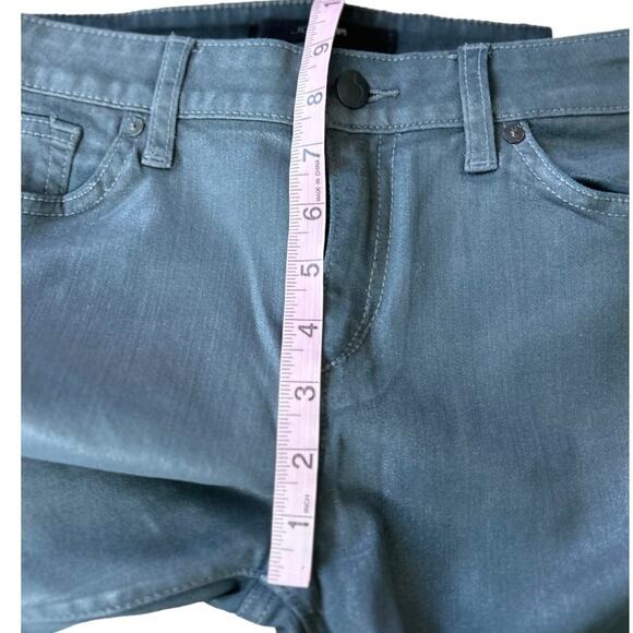 NWOT Joes Jeans Charcoal Black Gray Coated Denim Mid-Rise Skinny Jeans 29 - Picture 9 of 11
